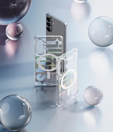 Image of Ringke Fusion Design Magnetic Compatible with Samsung Galaxy S26 Case Back Cover Hard Graphic Designed Back Soft Flexible TPU Bumper Scratch Resistant Natural Form - Seoul