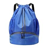 Bolsa de mochila para gimnasio deportivo,Bolsa de entrenamiento con cuerdas, Mochila deportiva con cordón, Bolsos con cordón de natación de gran capacidad, mochila deportiva portátil para correr