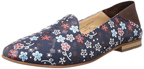 Ruosh Adults-Women Cassia Sun Blue Leather Ballet Flats-8 UK (41 EU) (2121051030) (B08FXYG5X7) Amazon Price History, Amazon Price Tracker