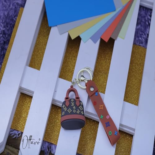 Image of OTTAVO Cute Cartoon 3D Silicone High -Quality PVC Material Keychain, Suitable for Boys and Girls - Pack of 1.