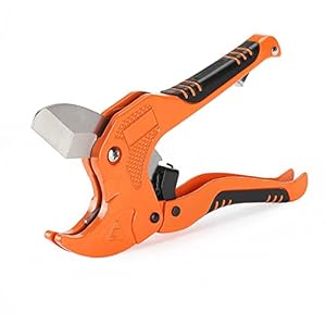 Bates- PVC Pipe Cutter, Cuts up to 1-1/4″, Ratcheting PVC Pipe Cutter Tool, Pipe Cutters PVC, PVC Pipe Shears, PVC Cutter, Plastic Pipe Cutter, PEX Pipe Cutter, PVC Cutter Tool, PVC Ratchet Cutter