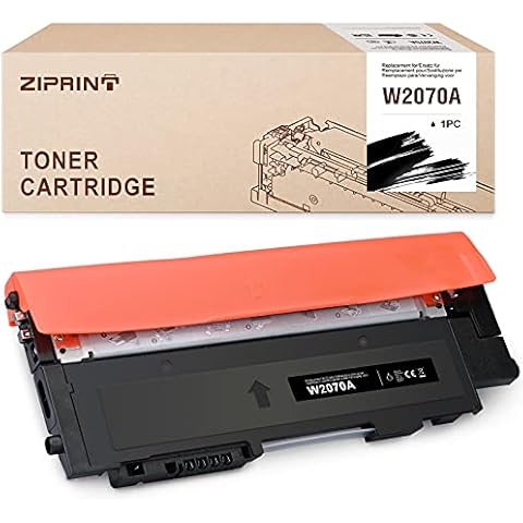 ZIPRINT 117A (with chip) compatible with HP 117A toner cartridge for HP Color Laser MFP 178nw MFP 178nwg MFP 179fwg 179fnw 150a 150w 150nw, W2070A W2071A W2073A W2072A (1 black) Cover
