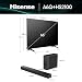 Hisense TV & Soundbar Bundle: 65A6QTUK 4K TV plus the HS2100 Soundbar – a smart choice for smart TV streaming and crisp 2.1 channel audio