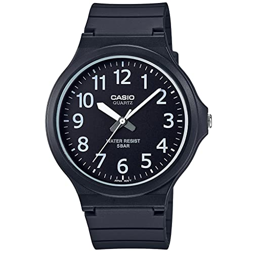 CASIO腕時計 カシオ チプカシ アナログ表示 丸形 5気圧防水 MW-240-1BJ メンズ腕時計