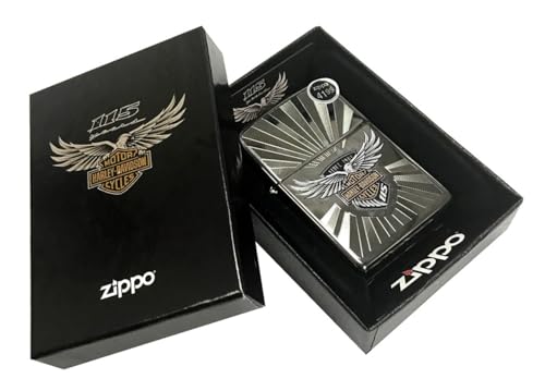 Encendedor Zippo personalizado Harley-Davidson a prueba de viento miniatura 2