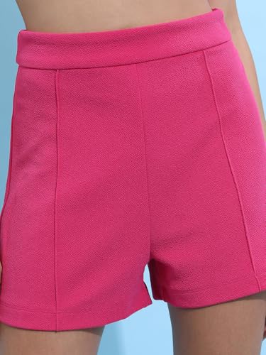 Image of Tokyo Talkies Women's Regular Fit Regular Shorts | Stretchable Shorts