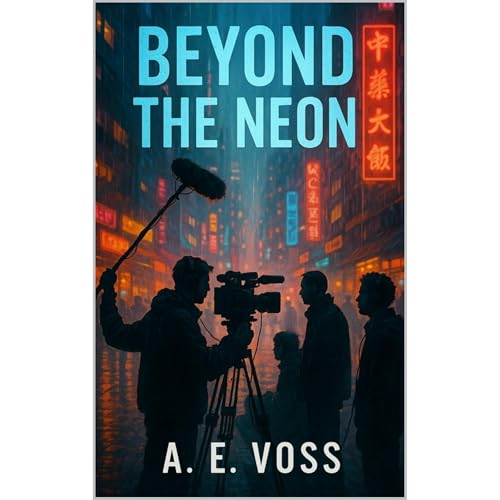Beyond the Neon Audiolibro Por A. E. Voss arte de portada