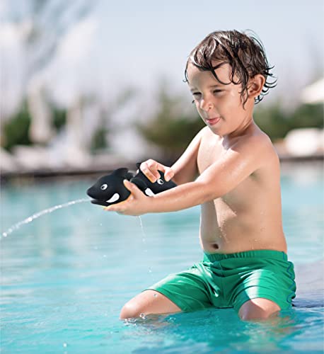 Dollibu Killer Whale Bath Buddy Squirter - Floating Orca Whale Rubber Bath Toy, Fun Water Squirting Bathtime Play For Toddlers, Cute Sea Life Animal Toy For The Bathtub, Beach & Pool For Girls & Boys #TOP6