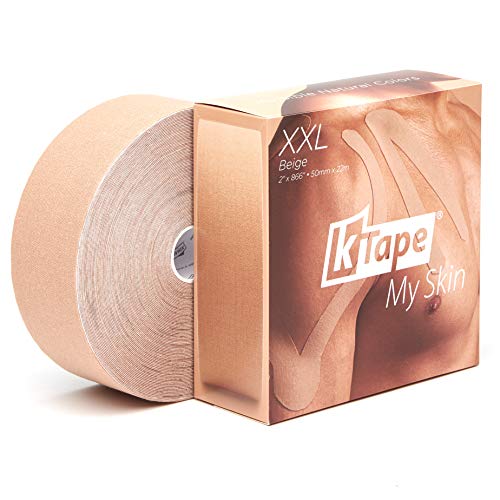 K-Tape My Skin Beige XXL XXL (Rouleau en vrac, 5 cm x 22 m) [Beige]