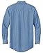 Joe's USA 6.5-Ounce Long Sleeve Denim Shirts-2XL-Faded Blue
