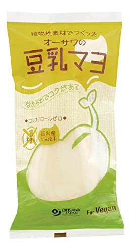 無添加 コレステロール０ 豆乳マヨ 150g ★ コンパクト★卵・砂糖不使用、コクがあり舌触り滑らか。なめらかに仕上げること、コクをだすこと、分離・変色のないよう調整すること、に苦心しました。白味噌が絶妙なコクをだし、全体の味をまとめることができました。