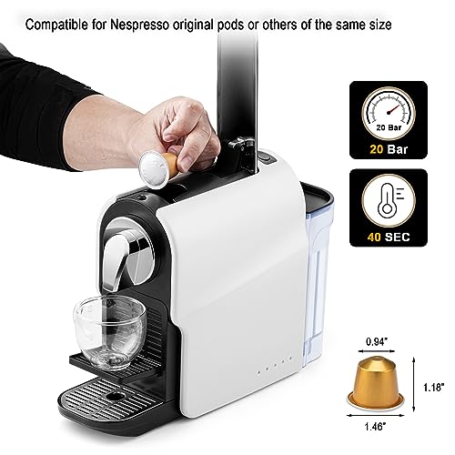 Espresso-Pod-Machine-for-Home-Compact-Capsule-Coffee-Maker-for-Nespresso-Original-Pods-20-Bar-High-Pressure-Pump-Removable-Water-Tank-Adjustable-Cup-Tray-1350W