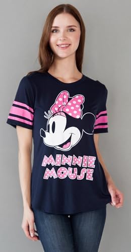 Amazon | Disney レディース フィットTシャツ ミニーマウス