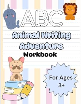 Paperback ABC Animal Writing Adventure Workbook Book