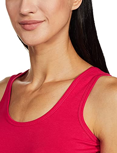 Image of Longies Women's Sleeveless Camisole (LWSLTPO2V001 Blue & Rani08 M)