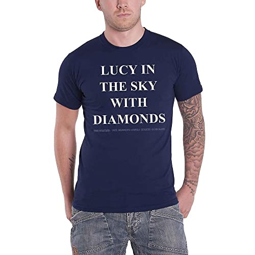 Photo de T-Shirt # Xxl Blue Unisex # Lucy in the Sky With Diamonds