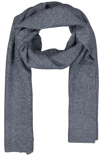 Écharpe bleue en maille côtelée GARCIA l'accessoire des balades hivernales