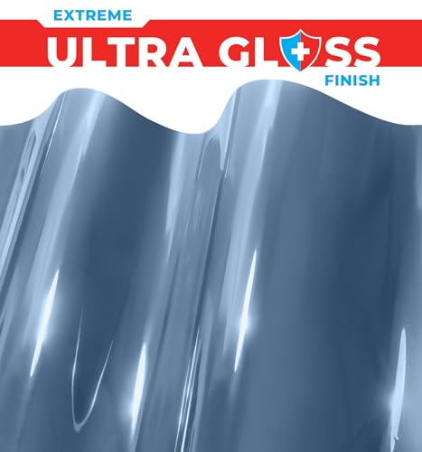 Image of ColorFusion PPF by VViViD, Gloss China Blue Dry Apply PPF Vinyl Car Wrap Roll 1ft x 5ft