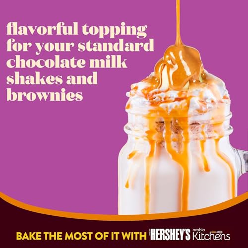 Hershey's Caramel Syrup for Baking, Easy Squeeze Bottle, 623 g