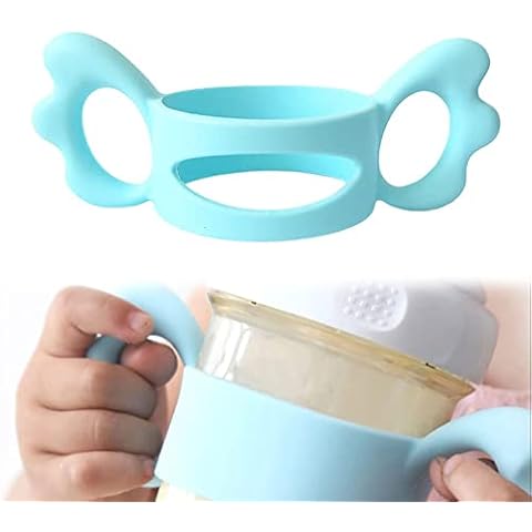Babyflaschen Griffe, Baby Flaschengriffe Silikon, Silikon Baby Flasche Griff, Flaschengriff Halter, Babyflaschen Griffe Silikon,Silikon Flaschengriff Griffhalter, Außendurchmesser über 6cm Cover