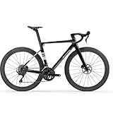 BEDOIN 24-Gang-Rennrad Vollcarbonfaser, Leichtes Rennfahrrad Mit Hydraulischen Scheibenbremsen Für Herren Damen Profiqualität 175-182cm/24speed