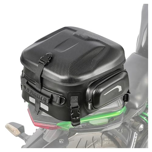 Bolsas Asiento Motocicleta 34L Impermeable Mochila Concha Dura 6