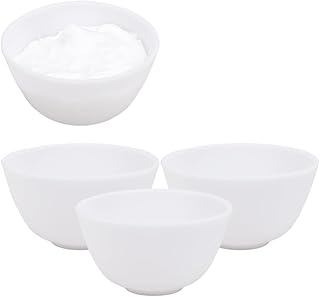 GORGECRAFT 4Pcs Facial Mud Bowls Small Reusable Flexible Silicone Facema...