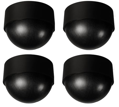 OWI AMP-HD-NEP-4B Set of (4) Neptune Speakers with HD Amplifier 20 Watt, 4 Each; Outdoor/Indoor Speakers; 5 Inches, 5 Way; Dynamic 360-Degree Sound - 180-Degree Dispersion; Black