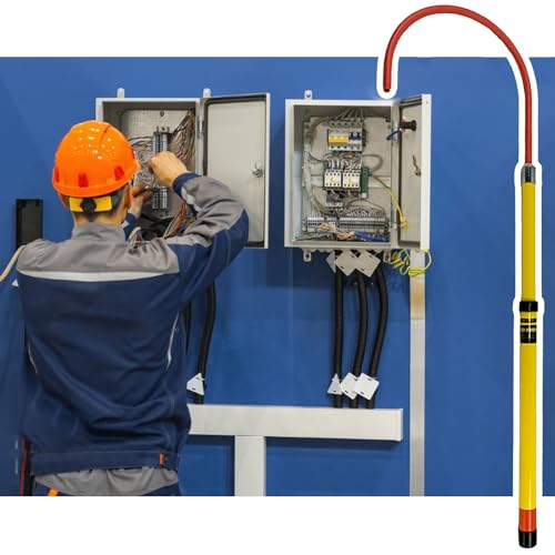 Pértiga de rescate aislante para alta tensión y electricistas