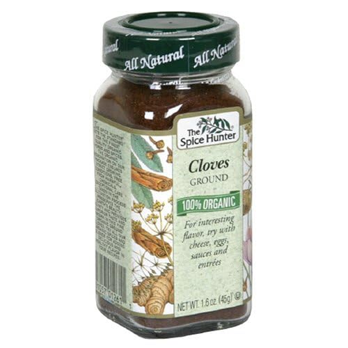 ★Spice Hunter Organic Ground Cloves, 1.6oz, 6 jars