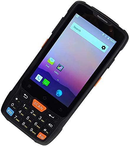 Handheld Barcode Scanner QR Code Scanner Wireless PDA GPS 4G WiFi Bluetooth Camera Android 8.1 for 1D 2D,2D 6603 125K (2D 6603 125K)