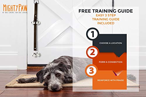 Mighty Paw Tinkle Bells, Premium Quality Dog Doorbells, Housetraining Doggy Door Bells For Potty Training (Brown) #TOP4