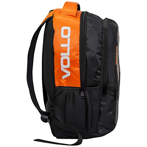 Vollo Sports Mochila Run, Preto/Laranja