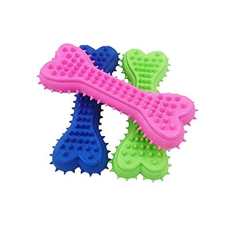 SR VISION Dotted Flat Bone Toy for Dogs Cats and Puppies | Grinding Bite Chew Stick Bone Toy for Dog (B09KRYJ2PJ) Amazon Price History, Amazon Price Tracker
