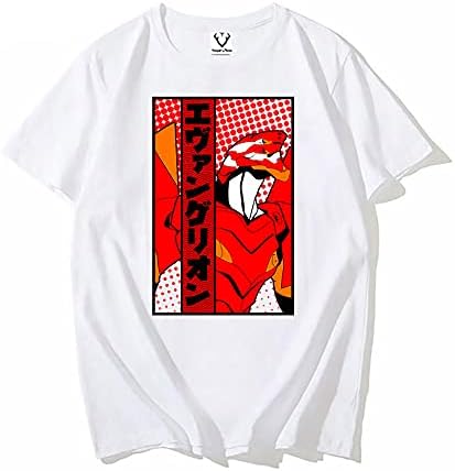 ZRYY Divertente Giappone Anime Evangelion T Shirt da Uomo Manga Casual  Manga Manica Corta Tshirt Homme Anime Manga T Shirt Uomo Manica Corta :  Amazon.it: Abbigliamento