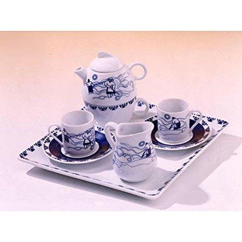 GALOS PORCELANA GALLEGA Juego TU Y YO