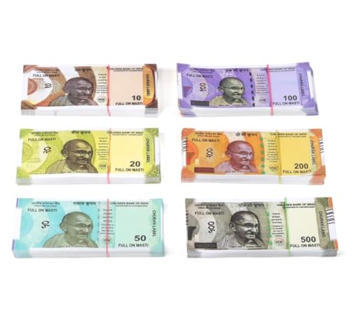 Image of Kids Learning Money Toy Set for Early Education, Currency Notes Pretend Play Kit, Counting & Money Skills Educational Toy for Boys & Girls, Creativity & Math Learning Activity Game Set (8x6)