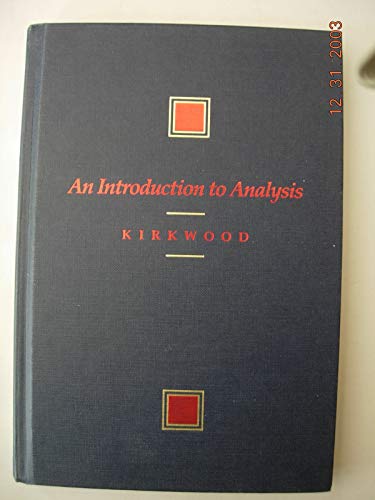 An Introduction to Analysis view 2