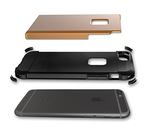 Qmadix X Series Cover For Iphone 6 Plus - Retail Packaging - Bronze #TOP3