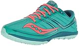 Geformte EVA-Zwischensohle Saucony Damen Kilkenny XC 7 Flat Langlaufschuh, Grau/Orange/Schwarz, 35.5 EU