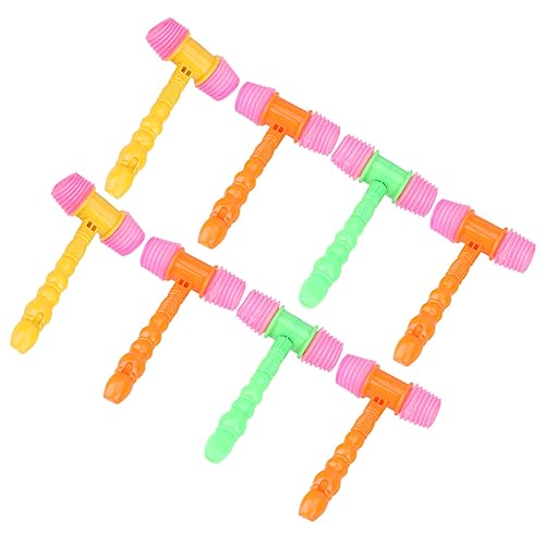 TOYANDONA 8 Pçs Mini Brinquedos Brinquedos Para Bebês Brinquedos Para Crianças Martelo De Som Brinqu