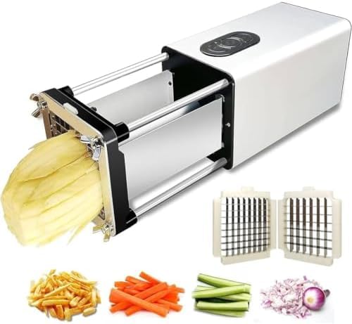 Cortador eléctrico de papas a la francesa de acero inoxidable