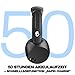 Skullcandy Icon 180 Kabelloser On-Ear-Kopfhörer Bluetooth, bis zu 50 Std Akkulaufzeit, leicht, perfekt für Reisen, sicherer Sitz, schweiß- und wasserresistent, Mikrofon für iPhone, Android - Schwarz
