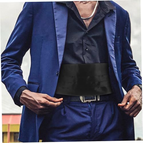 Set de Hombre Cummerbund con Corbata de Moño y Pañuelo miniatura 4