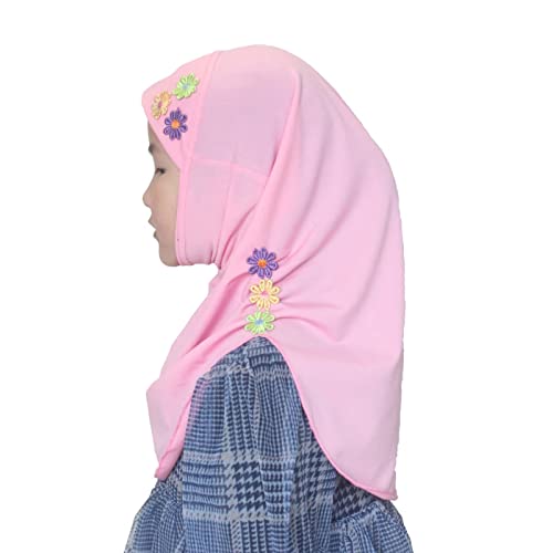 Modest Beauty Hijab Scarf Kids Girls Hijab Head Scarfs Flower Hijab For Baby #TOP1