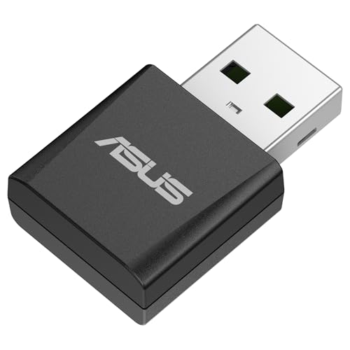 Adaptador USB WiFi 7 BE6500 ASUS USB-BE92 Nano tribanda compatible con Windows 10