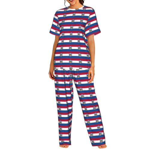 Pyjama manches courtes Missouri vêtement de nuit contre la chaleur nocturne