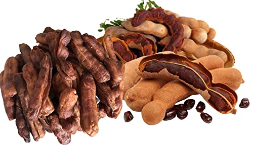 Seedless Fresh Dried Real Fruit Tamarind See-Chom-Phoo little Sour and Sweet small pieces 150 g. (5.29 Oz.)