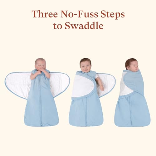 Image of 1.0 TOG Swaddle Sleep Sack, Adjustable Wearable Blanket for Babies 6-15 Months, Perfect for New Moms, Medium