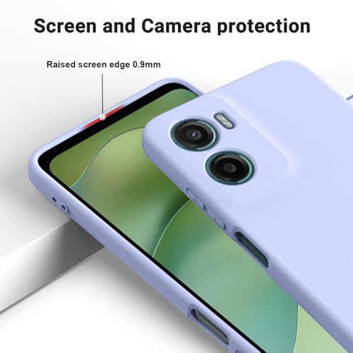 Image of Back Cover for Motorola Moto G06 4G / G06 Power 4G | Full Camera Protection | Premium Liquid Silicon Case | Flexible Bumper Case for Motorola Moto G06 4G / G06 Power 4G (Purple)